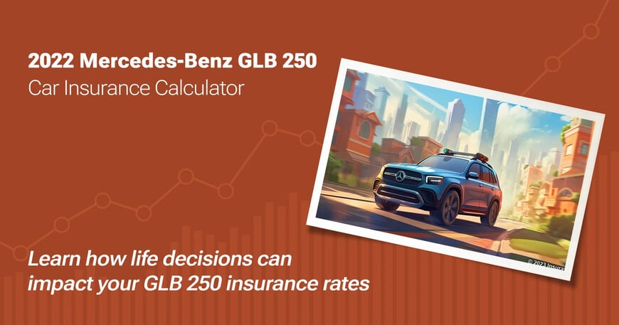 2022 Mercedes-Benz GLB 250 car insurance calculator image