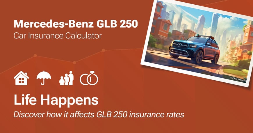 Mercedes-Benz GLB 250 car insurance calculator image