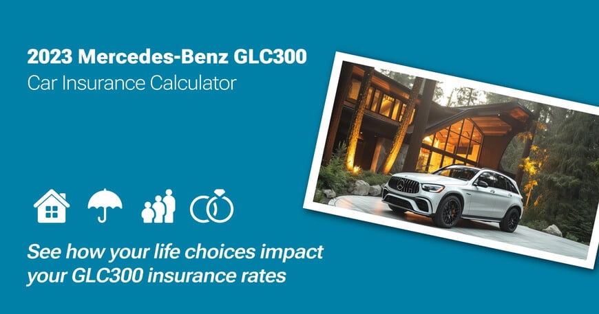 2023 Mercedes-Benz GLC300 car insurance calculator image