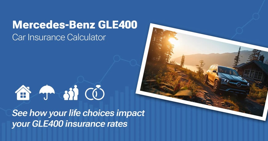 Mercedes-Benz GLE400 car insurance calculator image