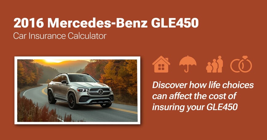 2016 Mercedes-Benz GLE450 car insurance calculator image
