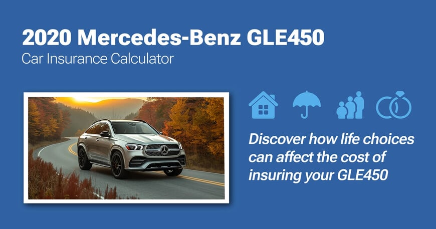 2020 Mercedes-Benz GLE450 car insurance calculator image