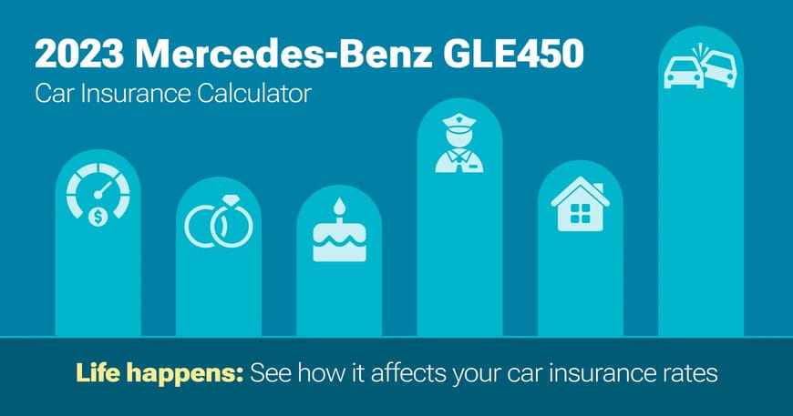 2023 Mercedes-Benz GLE450 car insurance calculator image