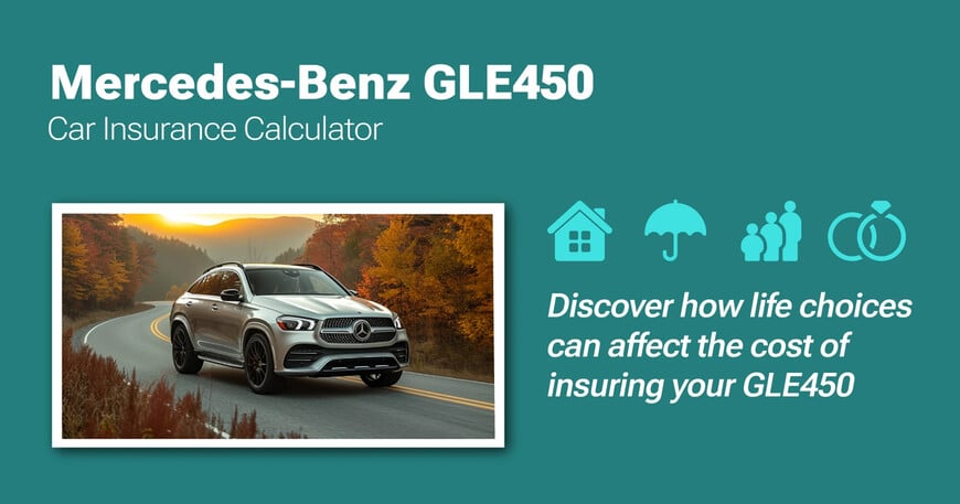 Mercedes-Benz GLE450 car insurance calculator image