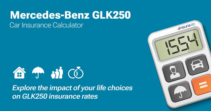 Mercedes-Benz GLK250 car insurance calculator image