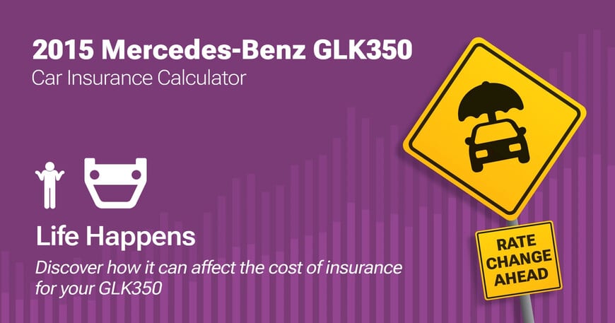 2015 Mercedes-Benz GLK350 car insurance calculator image