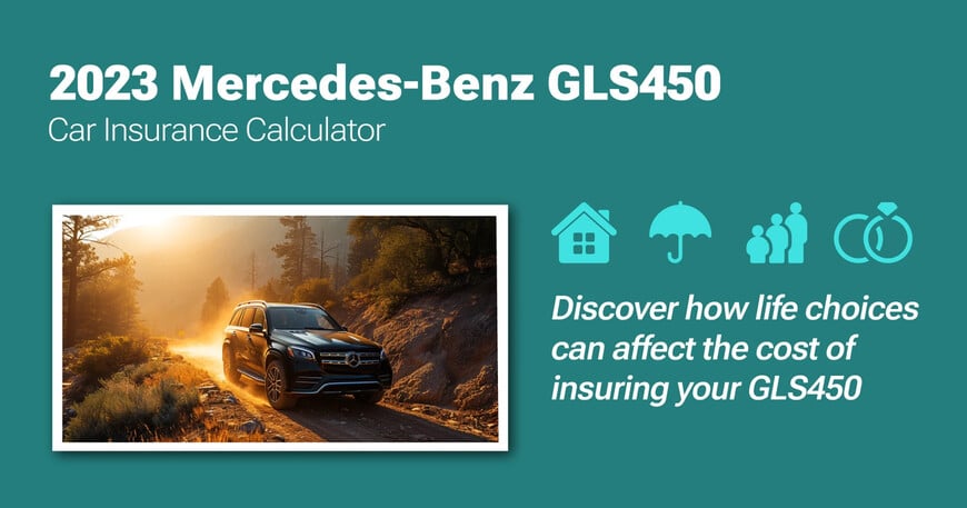 2023 Mercedes-Benz GLS450 car insurance calculator image