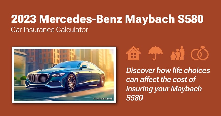 2023 Mercedes-Benz Maybach S580 car insurance calculator image