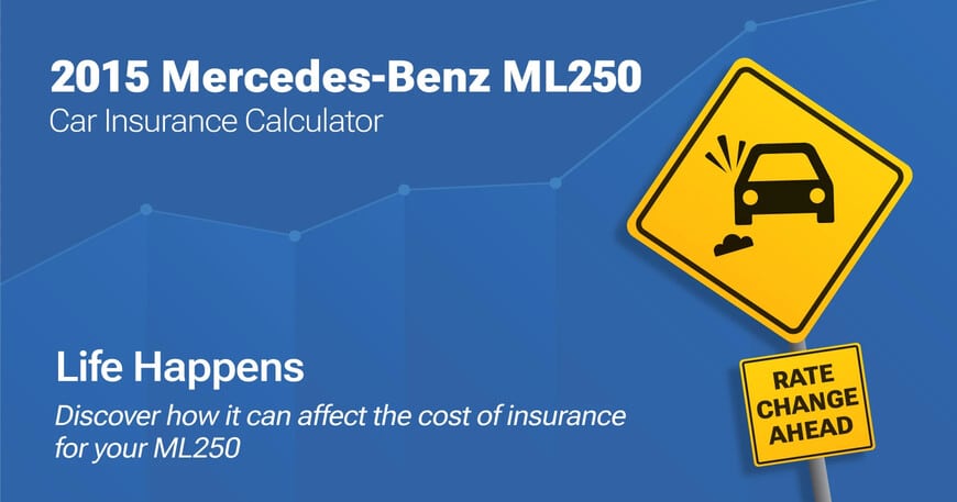 2015 Mercedes-Benz ML250 car insurance calculator image