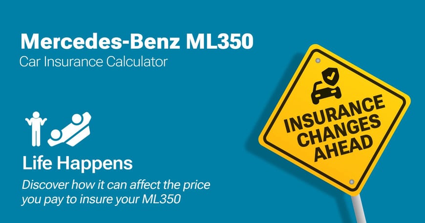 Mercedes-Benz ML350 car insurance calculator image