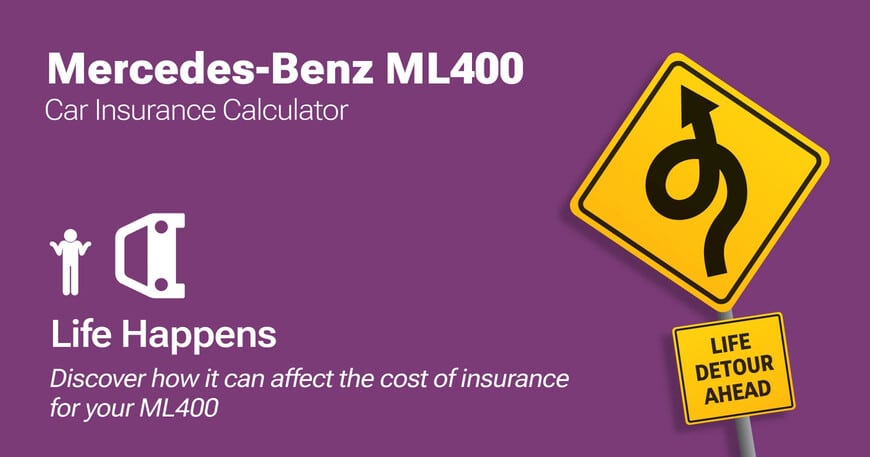 Mercedes-Benz ML400 car insurance calculator image