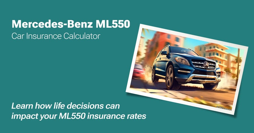 Mercedes-Benz ML550 car insurance calculator image
