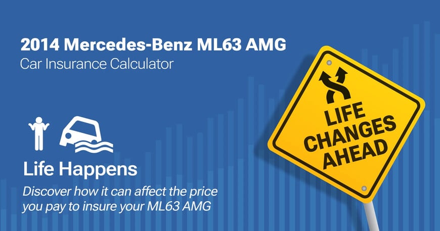 2014 Mercedes-Benz ML63 AMG car insurance calculator image
