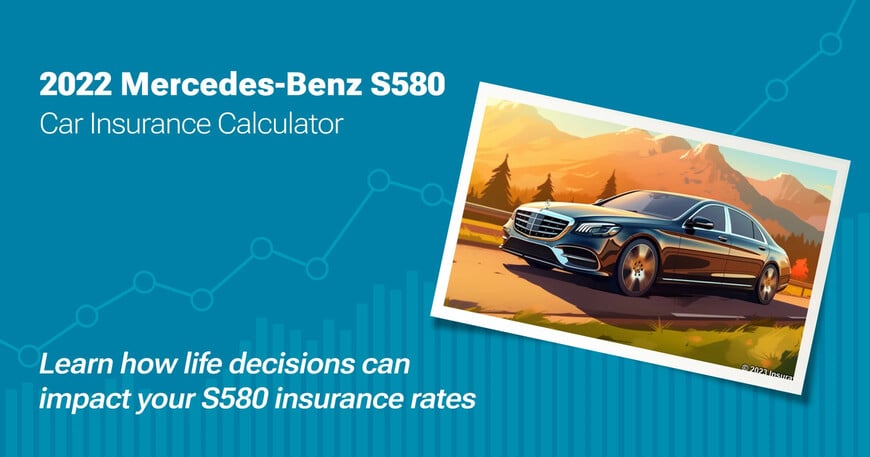 2022 Mercedes-Benz S580 car insurance calculator image
