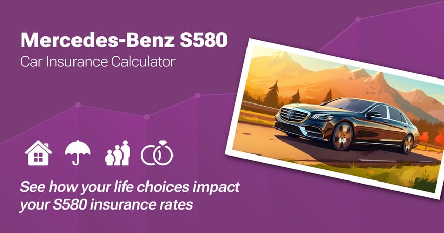 Mercedes-Benz S580 car insurance calculator image