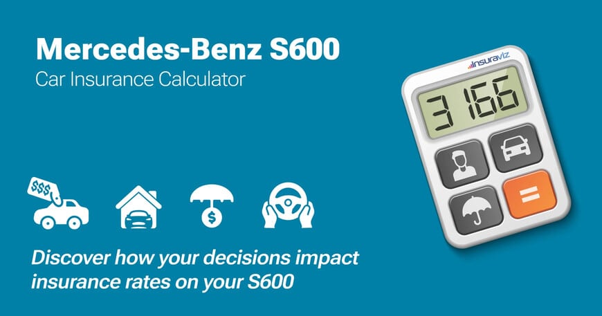 Mercedes-Benz S600 car insurance calculator image