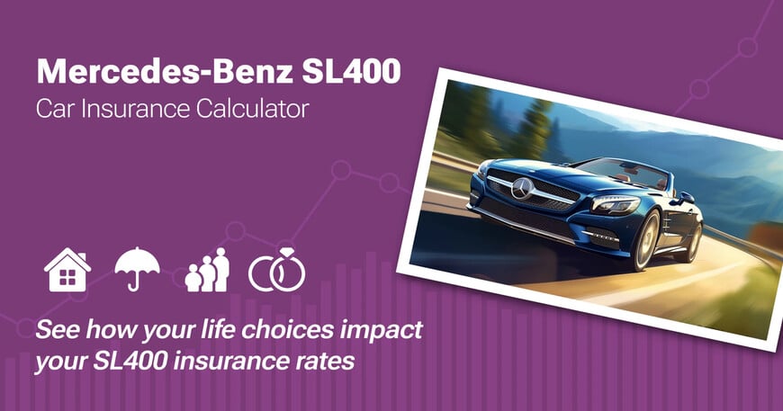 Mercedes-Benz SL400 car insurance calculator image