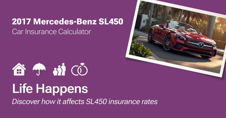 2017 Mercedes-Benz SL450 car insurance calculator image