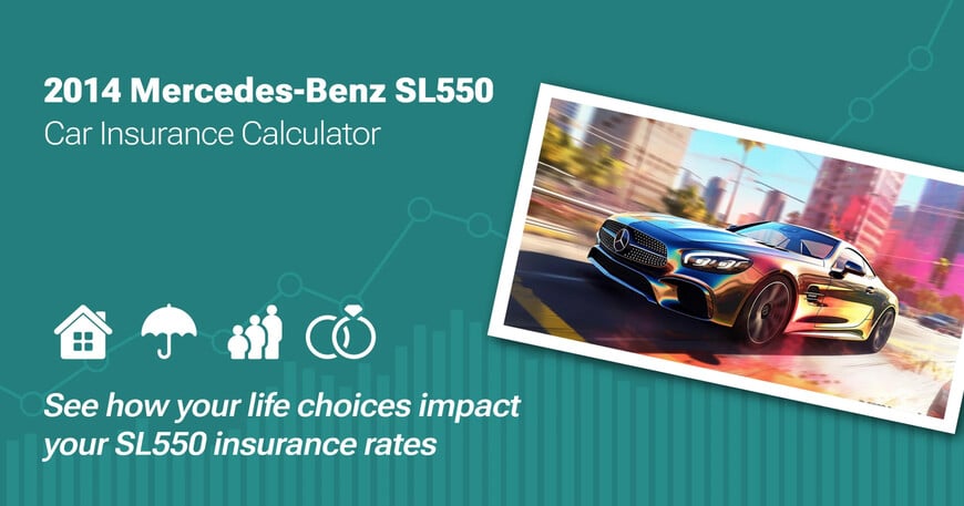 2014 Mercedes-Benz SL550 car insurance calculator image