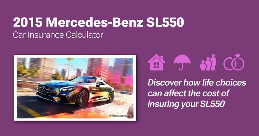 2015 Mercedes-Benz SL550 car insurance calculator image