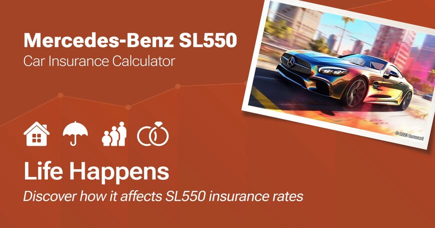 Mercedes-Benz SL550 car insurance calculator image