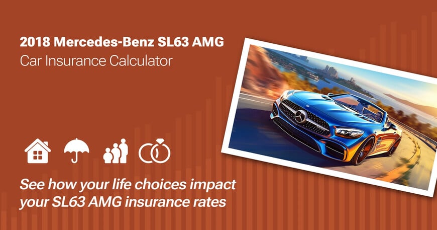 2018 Mercedes-Benz SL63 AMG car insurance calculator image