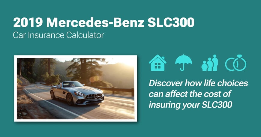 2019 Mercedes-Benz SLC300 car insurance calculator image