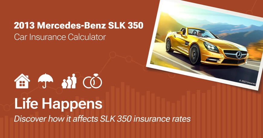 2013 Mercedes-Benz SLK 350 car insurance calculator image