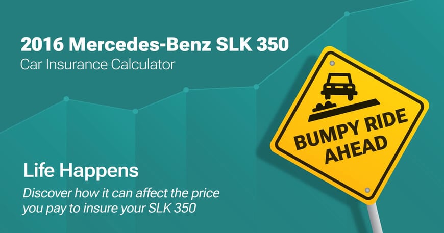 2016 Mercedes-Benz SLK 350 car insurance calculator image