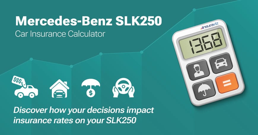 Mercedes-Benz SLK250 car insurance calculator image