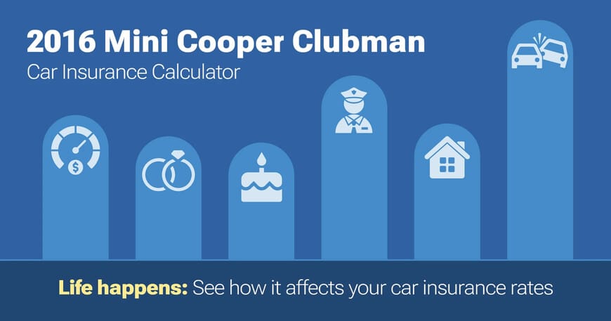 2016 Mini Cooper Clubman car insurance calculator image