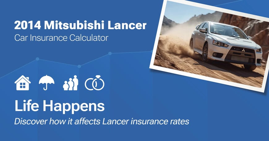 2014 Mitsubishi Lancer car insurance calculator image