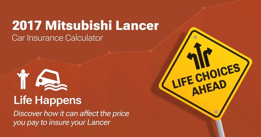 2017 Mitsubishi Lancer car insurance calculator image