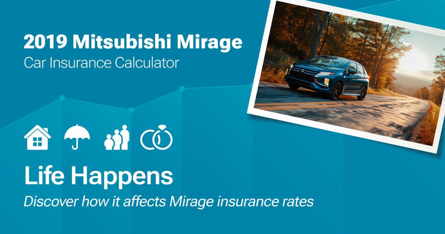 2019 Mitsubishi Mirage car insurance calculator image