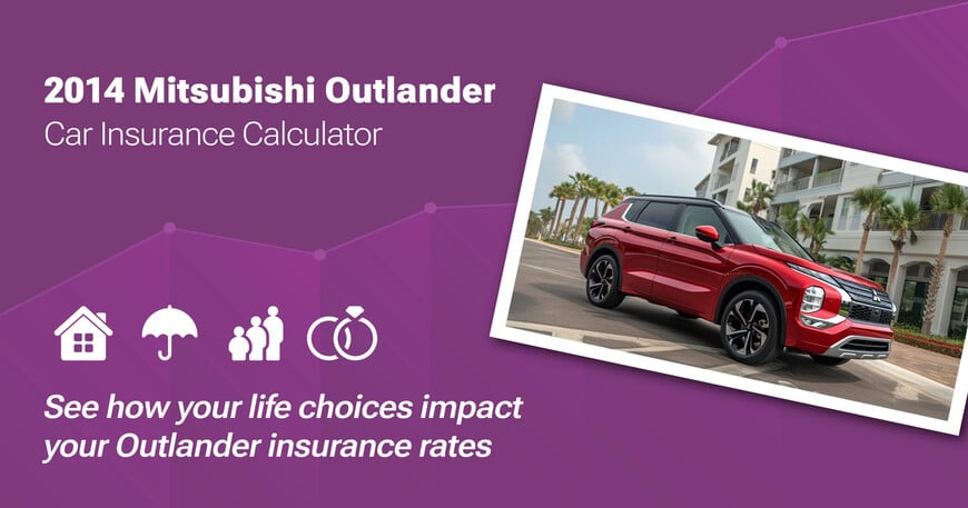 2014 Mitsubishi Outlander car insurance calculator image