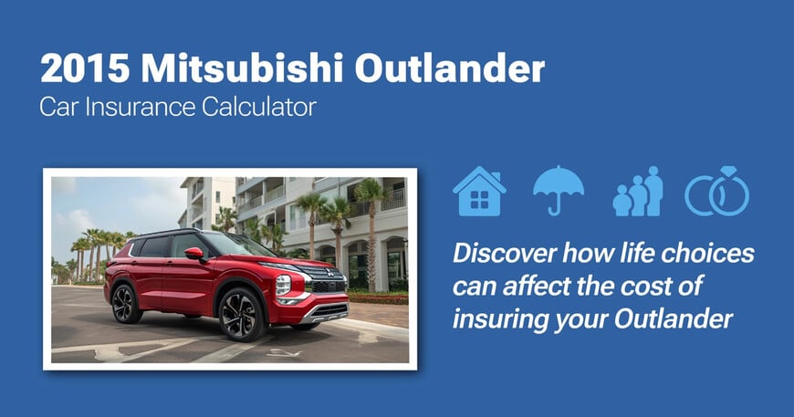 2015 Mitsubishi Outlander car insurance calculator image