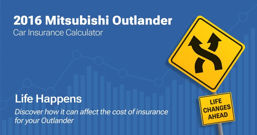 2016 Mitsubishi Outlander car insurance calculator image