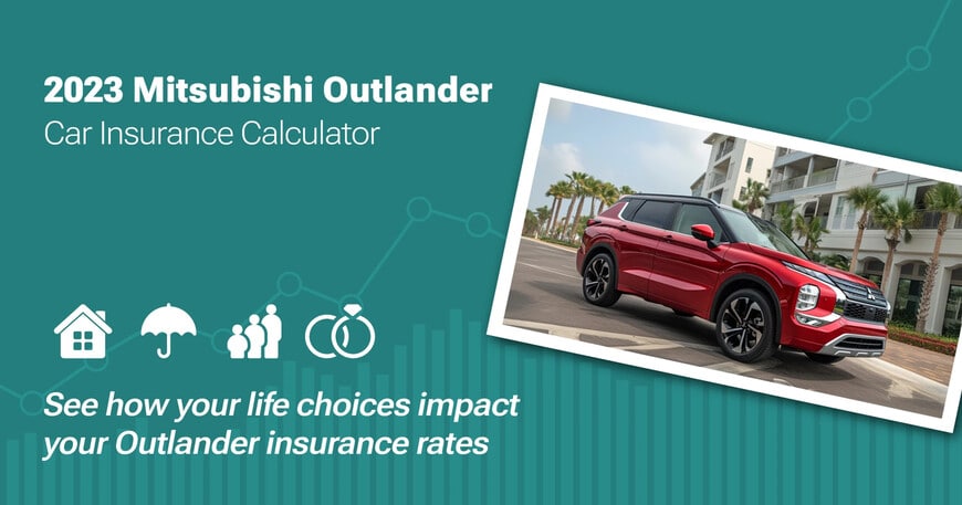 2023 Mitsubishi Outlander car insurance calculator image