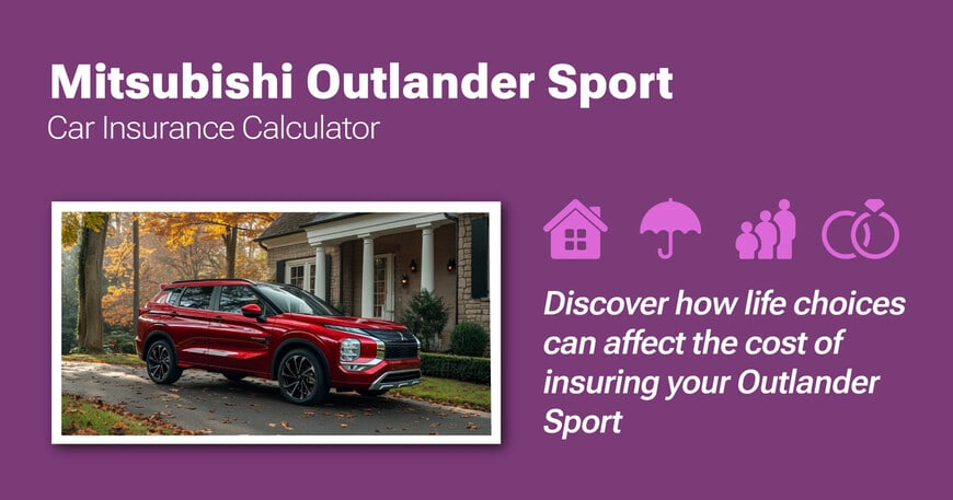 Mitsubishi Outlander Sport car insurance calculator image