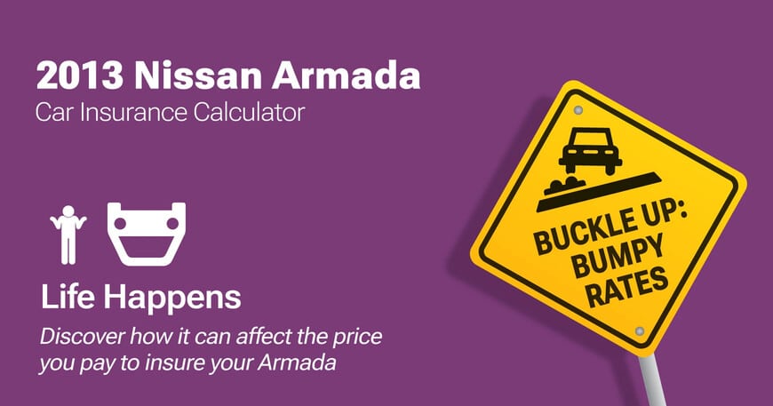 2013 Nissan Armada car insurance calculator image