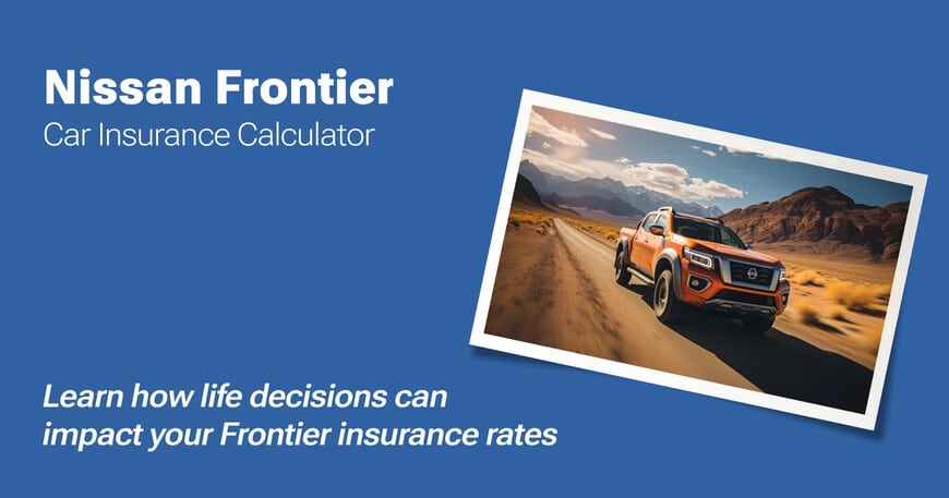 Nissan Frontier car insurance calculator image