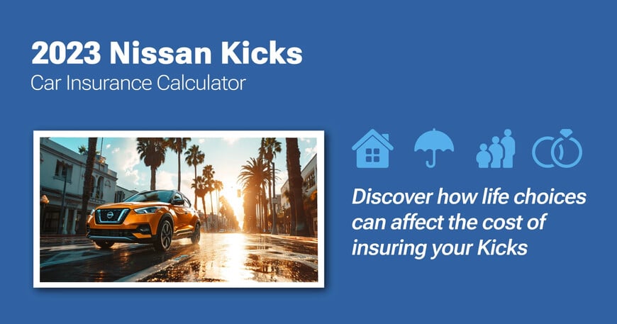 2023 Nissan Kicks car insurance calculator image