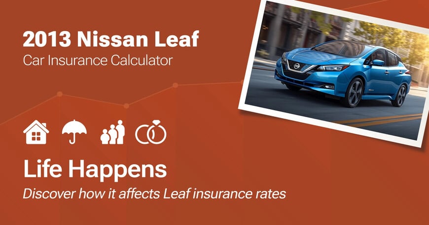 2013 Nissan Leaf car insurance calculator image