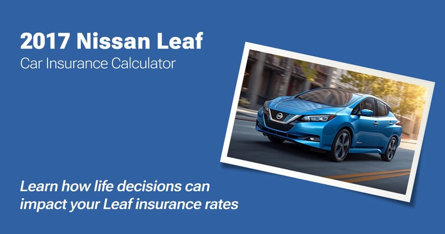 2017 Nissan Leaf car insurance calculator image