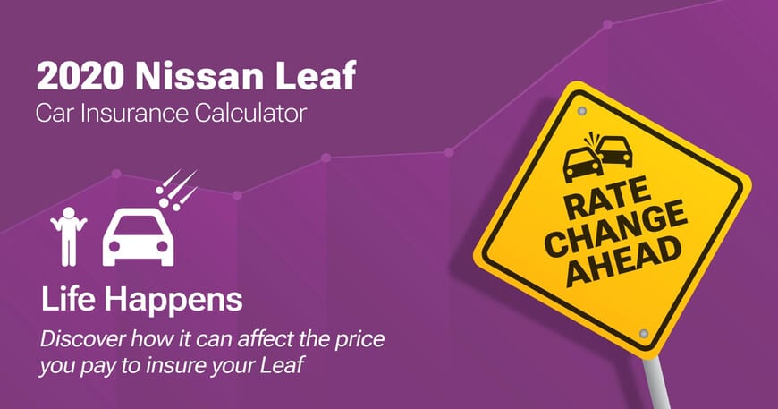 2020 Nissan Leaf car insurance calculator image