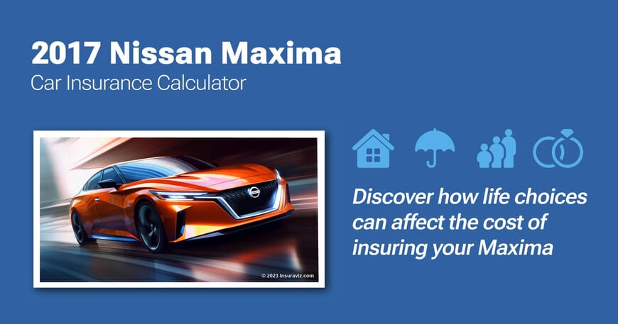 2017 Nissan Maxima car insurance calculator image
