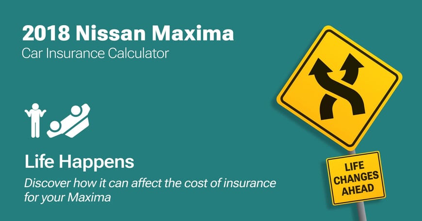 2018 Nissan Maxima car insurance calculator image