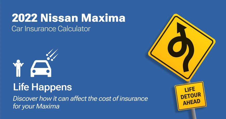 2022 Nissan Maxima car insurance calculator image