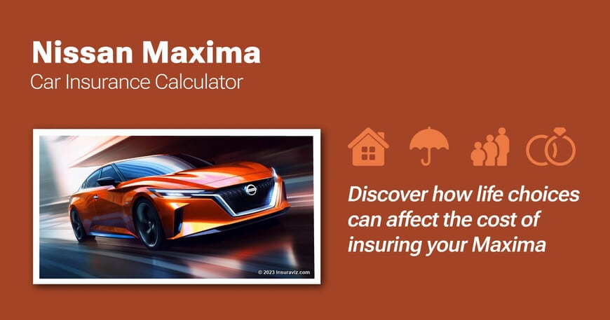 Nissan Maxima car insurance calculator image