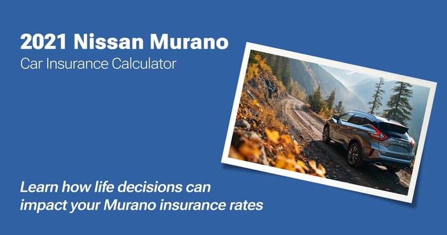 2021 Nissan Murano car insurance calculator image